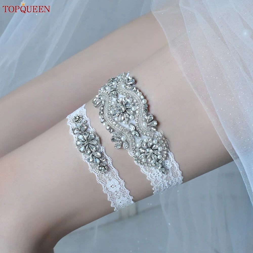 TOPQUEEN Wedding Bridal Garter Belt Bride Sexy THS05 ST33