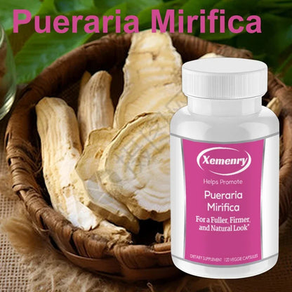 Pueraria Mirifica Capsules - Promote Breast Development,  Natural Herbal - 120 Capsules