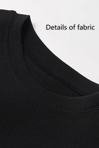 Short Sleeve Top + Elastic outfits (Loungewear)