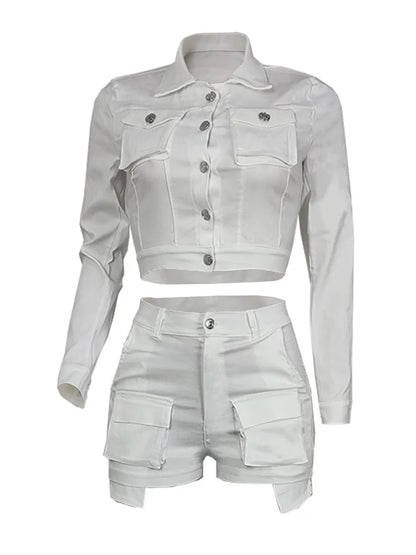 Women Two Piece Short Sets 