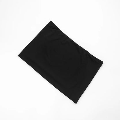 Simple Trend Slash Neck Mid Sleeve Crop Tops+Shorts+Foot Cover Matching Streetwear Outfits
