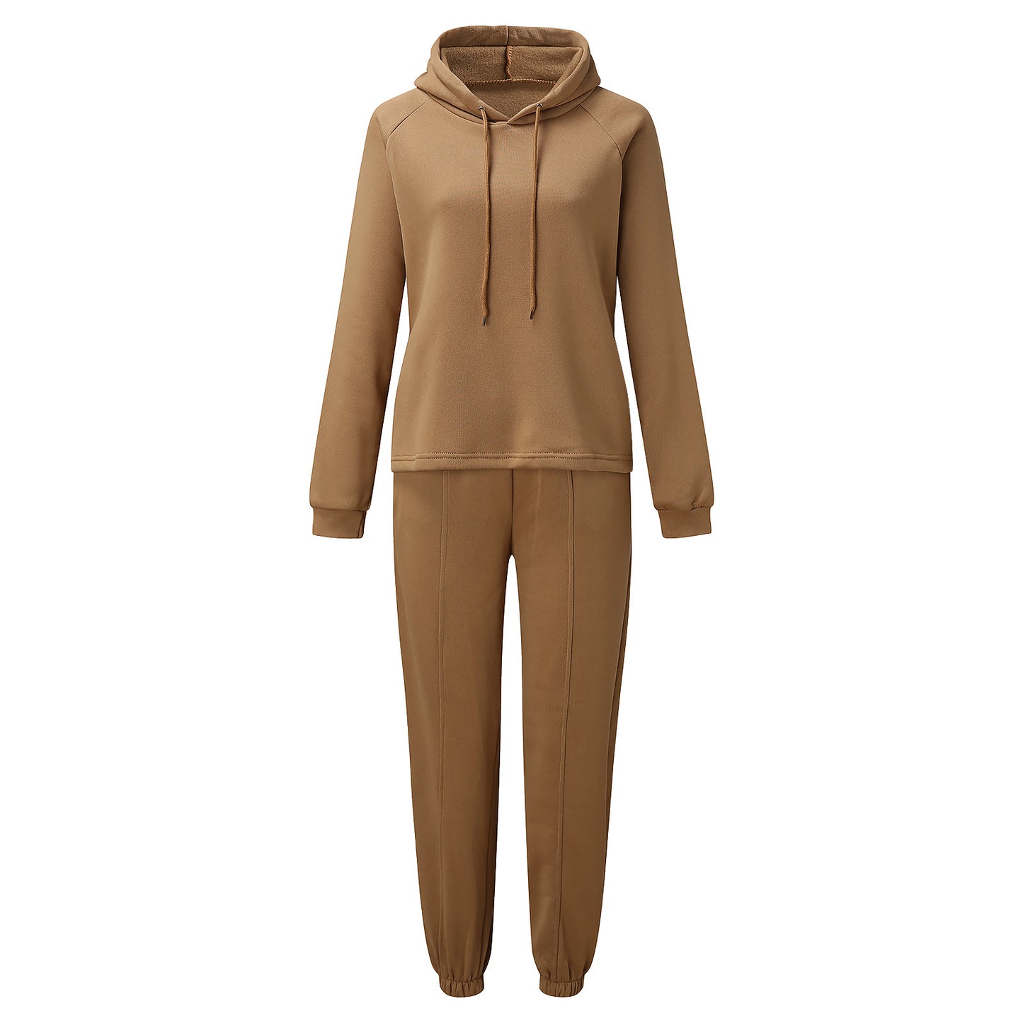 Angela Women Hooded Tracksuit Sports 2 Pieces Set (Streetwear)