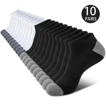 10 Pairs Of Comfortable Breathable Socks