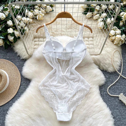 Hotsweet Vintage Straps Bodysuits Chic Lingerie