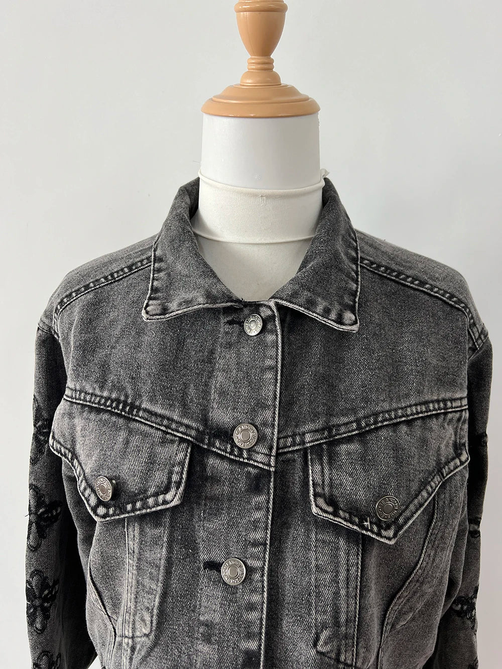 Jenny New Retro Denim Jacket (Washed)