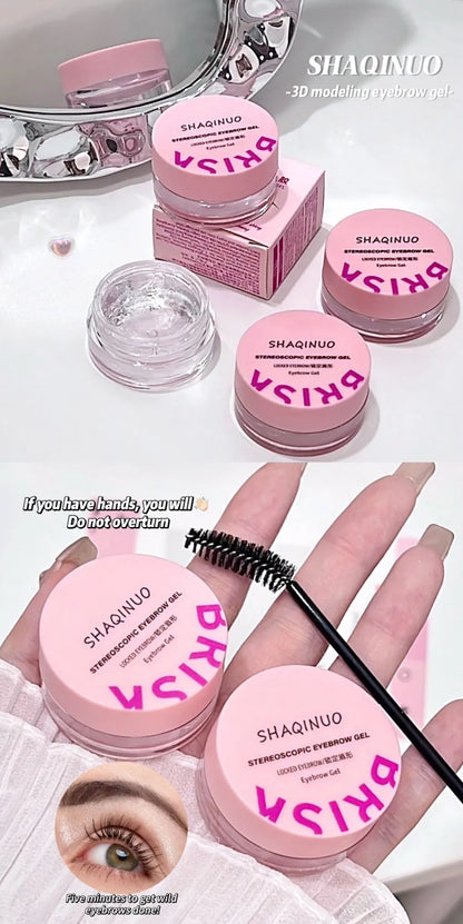 Three-dimensional Eyebrow Shaping Soap Eyebrow Gel Texture Creates Natural Eyebrows Styling Cream Waterproof Quick-Dry Makeup