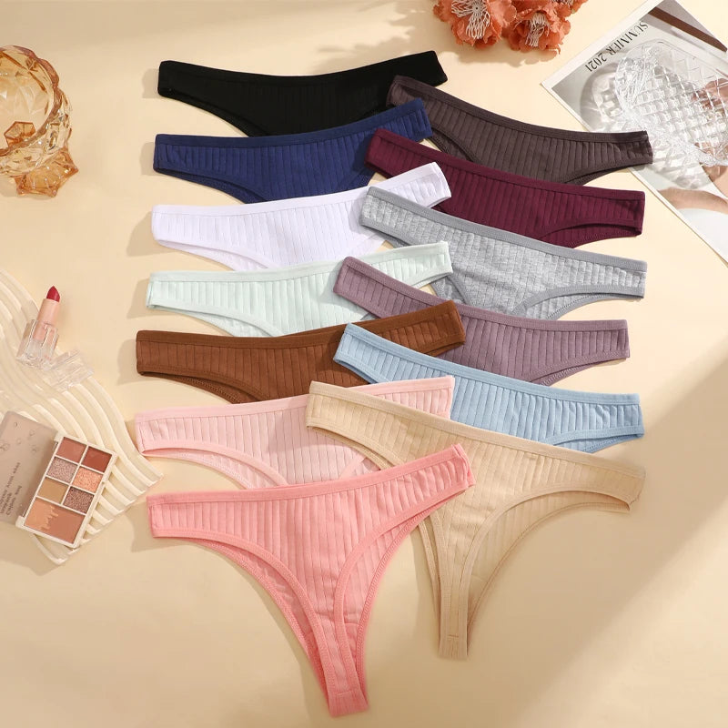 8Pcs/Set Breathable Comfortable Soft G-String