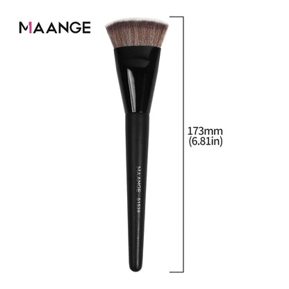 Flat Head Foundation Brush With Box Powder Blush Concealer Makeup Brush Skin-friendly Makeup Tool