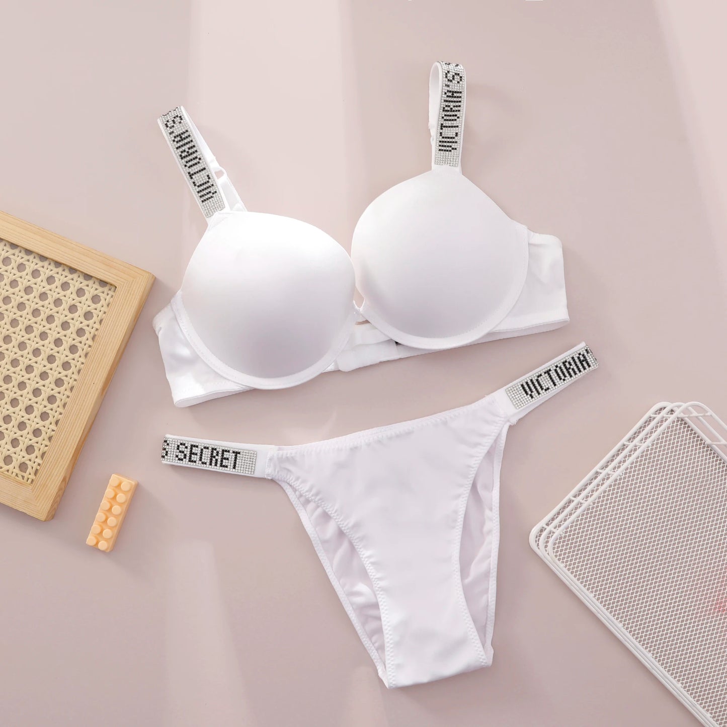 Victoria Secret Comfortable Breathable Push Up Bra + Panty Set