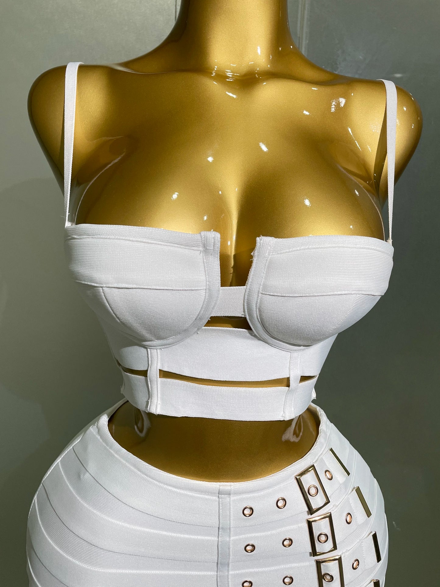 New Arrival Bandage Tops + Pencil Skirt Sets