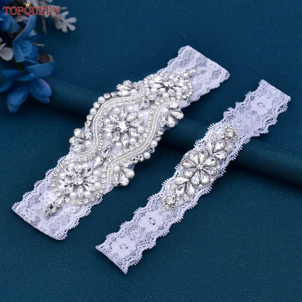 TOPQUEEN Wedding Bridal Garter Belt Bride Sexy THS05 ST33