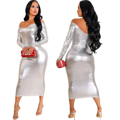 Solid color tube top midi dresses SMR11401