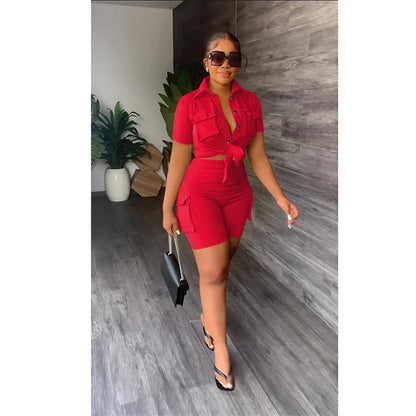 Women Two Piece Short Sets