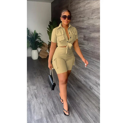 Women Two Piece Short Sets