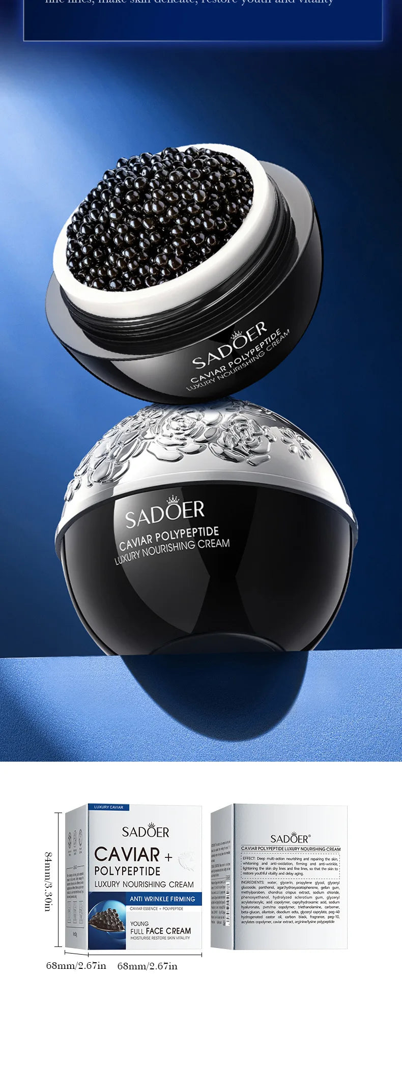 Cream Retinol Face Anti-Aging Firming Lifting Fade Fine Lines Improve Skin Moisturize (Skin Care)