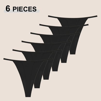 6Pcs/Set Comfortable Trendy Breathable G-string Underwear