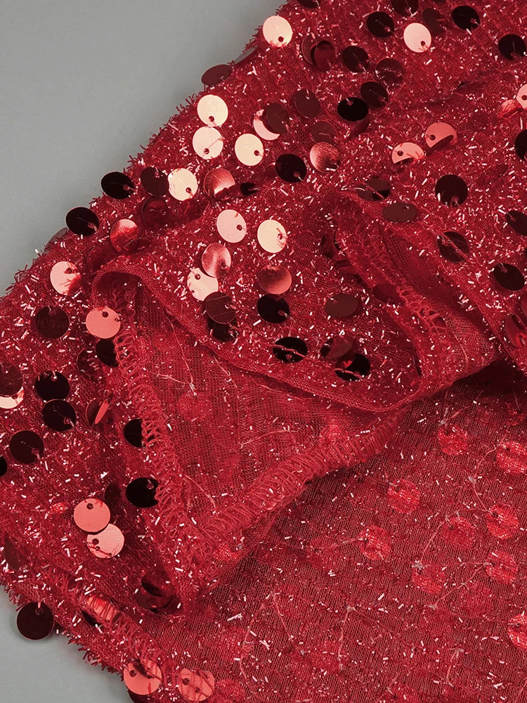 Mermaid 3D-Lace Sequined Off-Shoulder Sequins Gowns