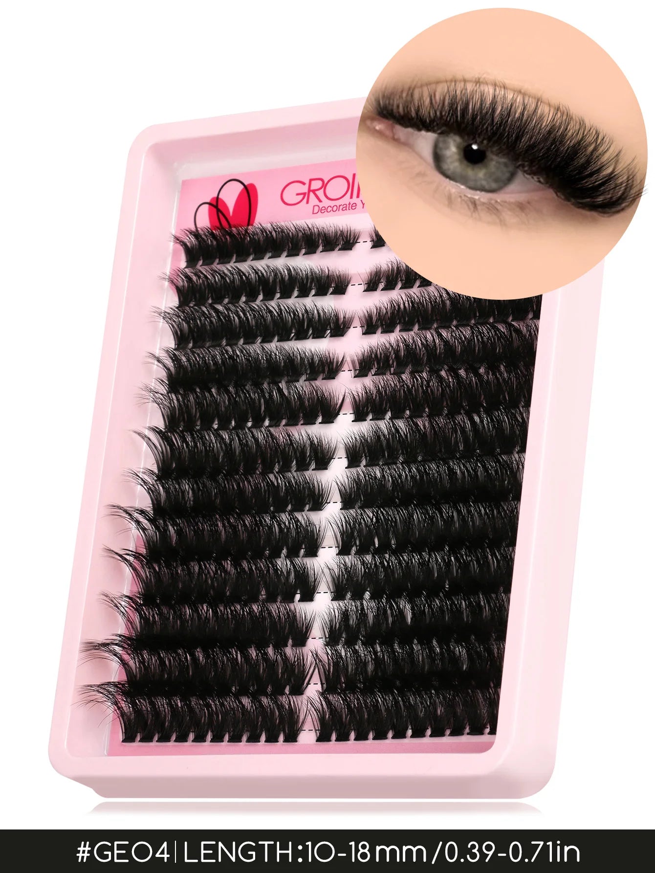 Fluffy Clusters Lashes DIY Eyelashes Makeup