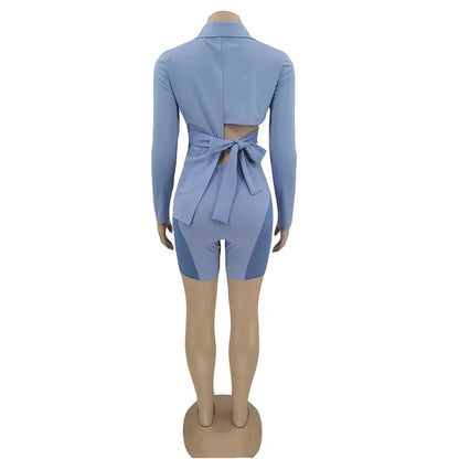 Women Two Piece Short Sets 