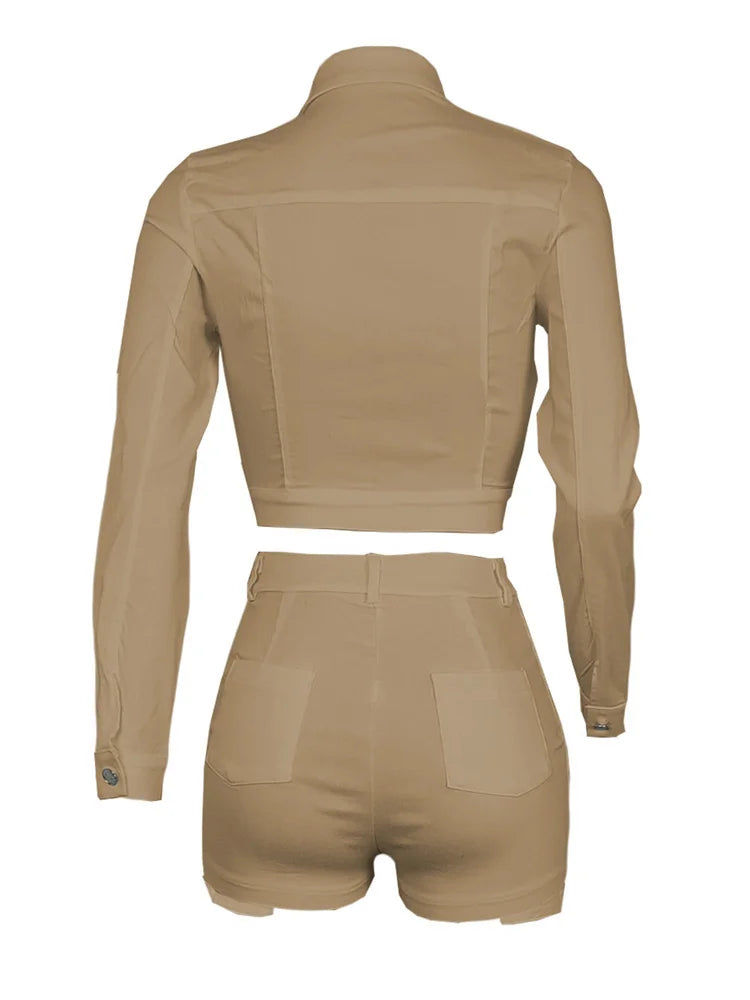 Women Two Piece Short Sets 