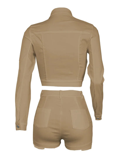 Women Two Piece Short Sets 