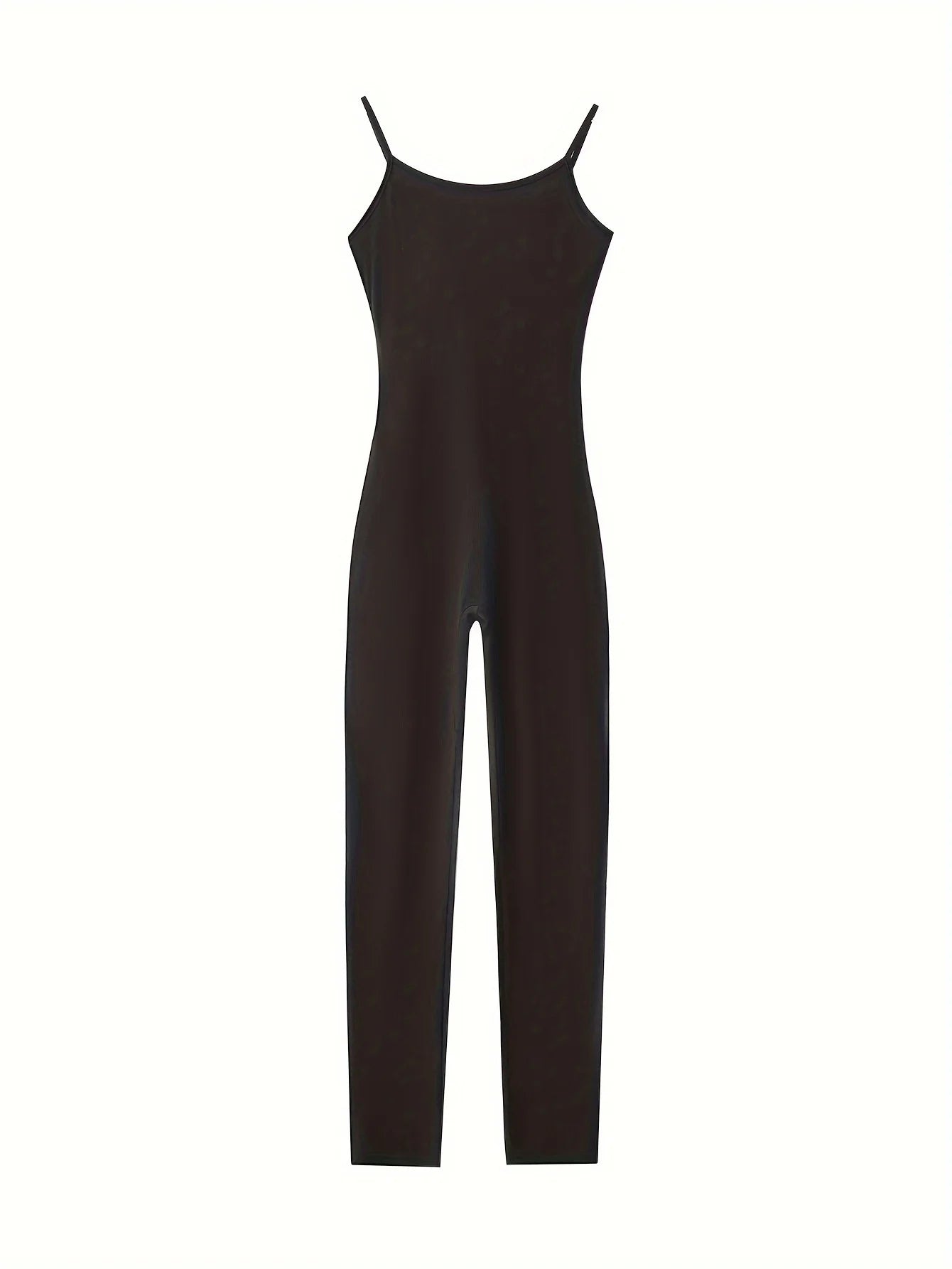One Piece Bodycon Casual Daily Jumpsuits - Black
