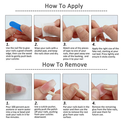 10pcs Retro Golden Almond Handmade Press on Nails Heart Pattern Fake Nails False Nail Artificial Nail 네일팁 Накладные Ногти Uñas