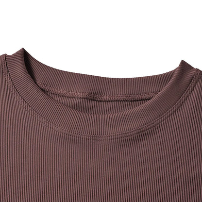 Short Sleeve Top + Elastic outfits (Loungewear)