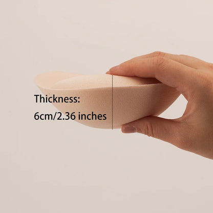 6cm Sponge Padded Bra Thick Push Up Bra Pads Inserts Women Underwear Breast Lift Breathable Bra Pad Lining Swimsuit Insert