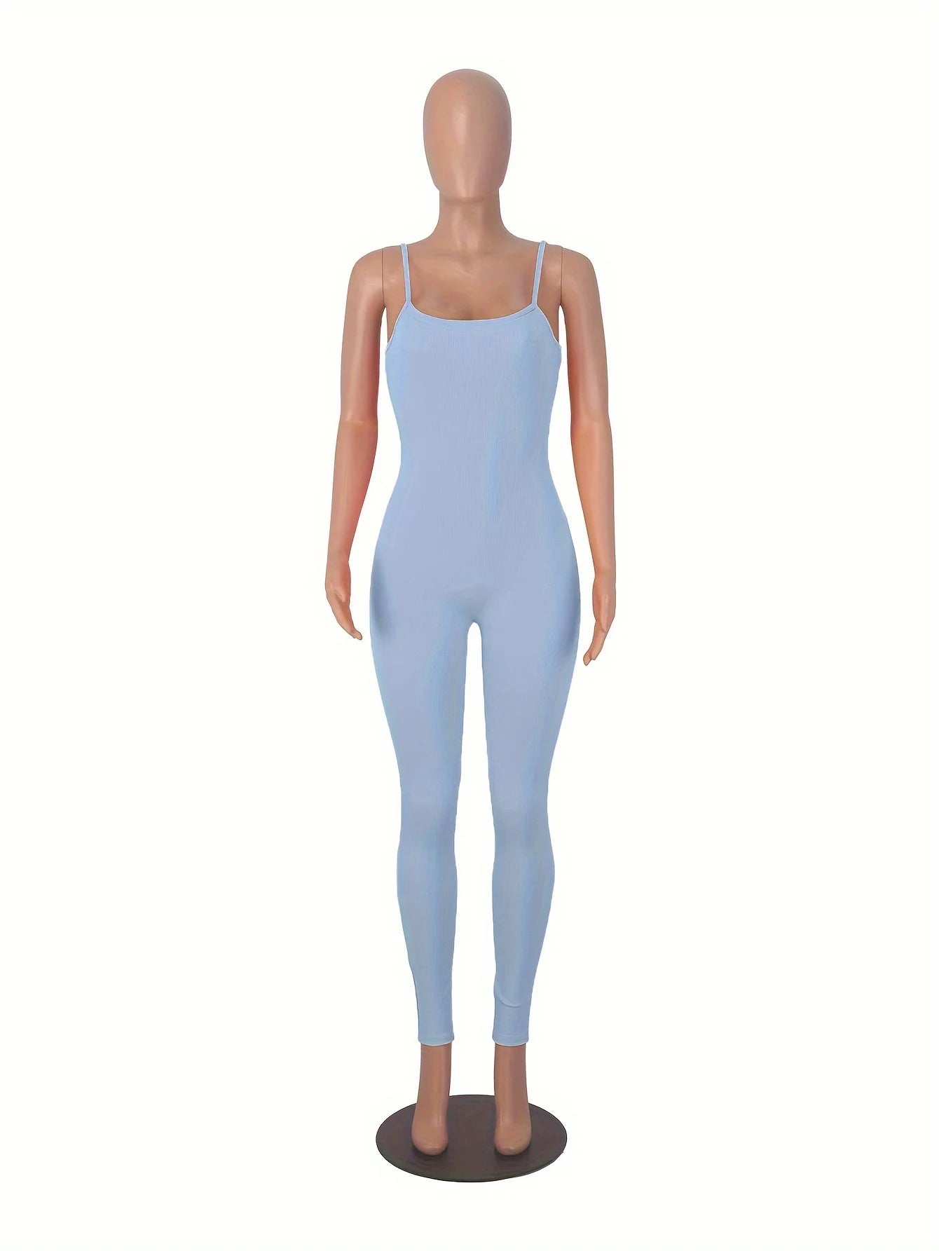 One Piece Bodycon Casual Daily Jumpsuits - Black