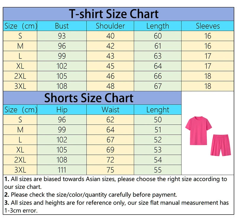 Daily O-Neck Short Sleeve + Shorts Matching Sets