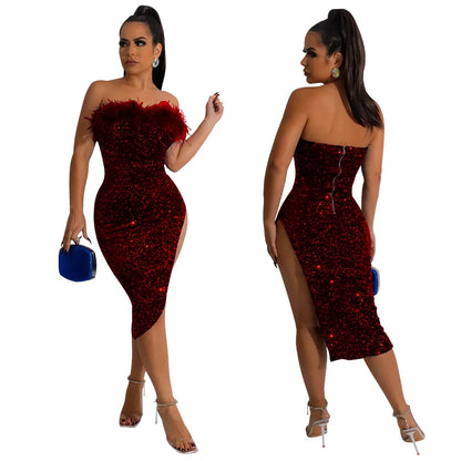 Evening Dresses Party Midi Dresses