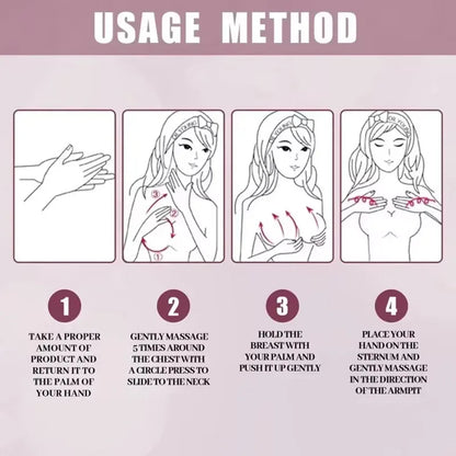 Natural Breast Enlargement Cream Boobs Enhancement Oil Bust Enlarging Bigger Chest Massage Lift Firming Up Size Bust Body Care