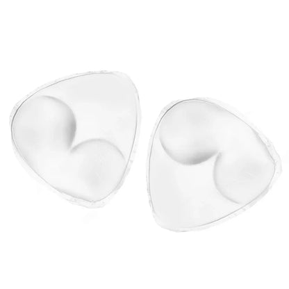 2pcs Silicone Bra Inserts Breast Pads Sticky Push-up Women Bra Cup Thicker Nipple Cover Patch Bikini Inserts