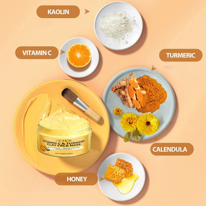 Turmeric Exfoliating Facial Mask (deep cleansing)