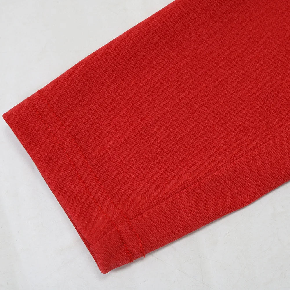 Evening Deep V-Neck High Waist Dresses