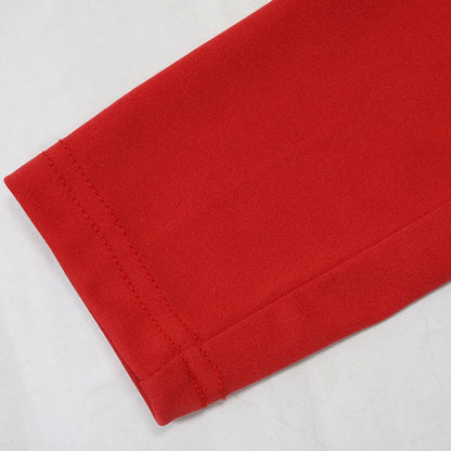 Evening Deep V-Neck High Waist Dresses