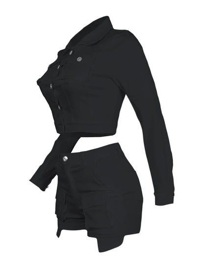 Women Two Piece Short Sets 