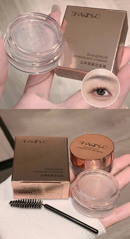 Three-dimensional Eyebrow Shaping Soap Eyebrow Gel Texture Creates Natural Eyebrows Styling Cream Waterproof Quick-Dry Makeup