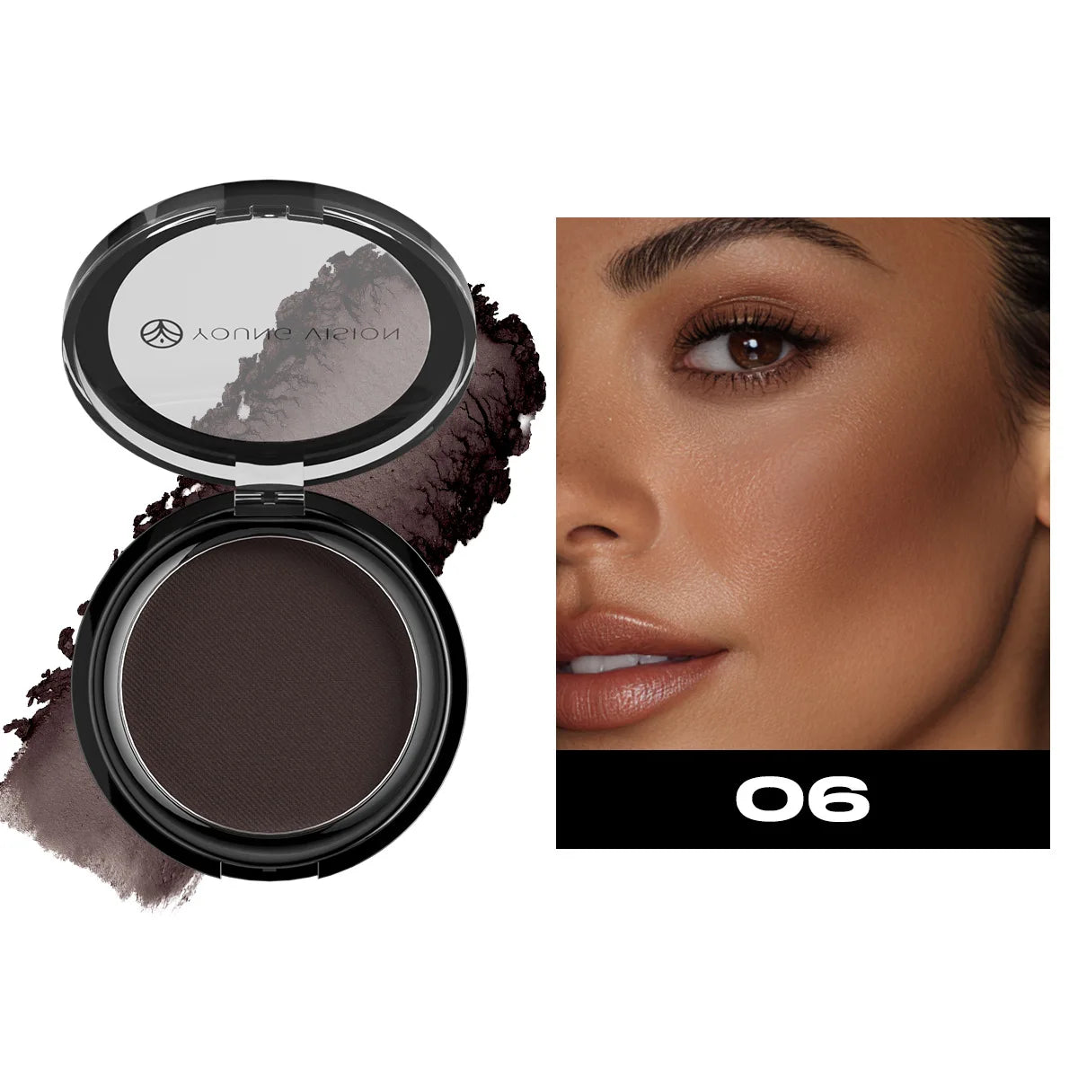 Silky Matte Bronzer Setting Makeup Contour Powder Long lasting 3D Face Shaping Concealer Deep Contouring Nose Shadow Palette