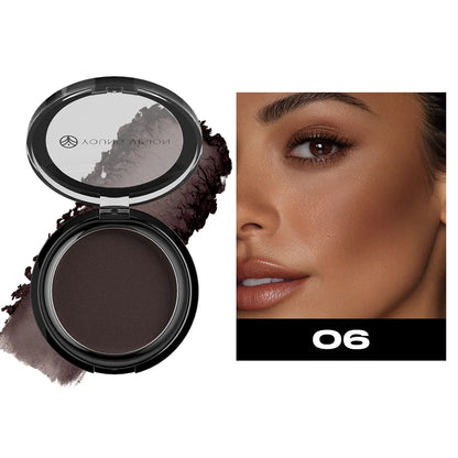 Silky Matte Bronzer Setting Makeup Contour Powder Long lasting 3D Face Shaping Concealer Deep Contouring Nose Shadow Palette