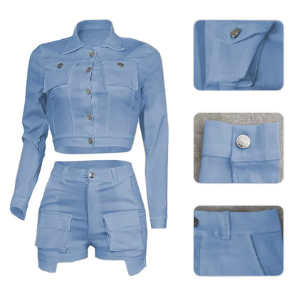 Women Two Piece Short Sets 