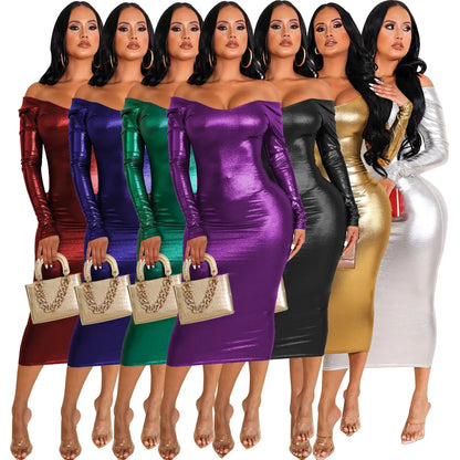 Solid color tube top midi dresses SMR11401