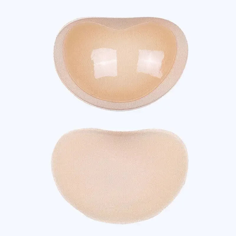 2pcs Silicone Bra Inserts Breast Pads Sticky Push-up Women Bra Cup Thicker Nipple Cover Patch Bikini Inserts