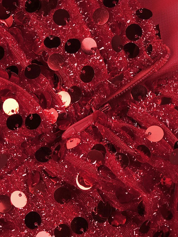 Mermaid 3D-Lace Sequined Off-Shoulder Sequins Gowns