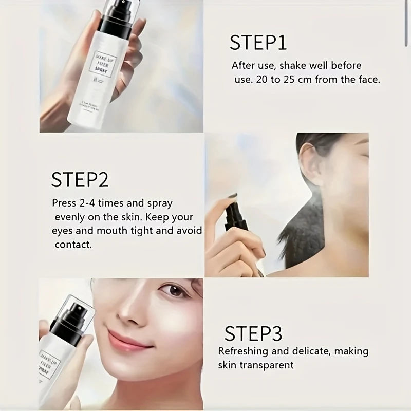 100ml Long Lasting Oil Control Hydrating Makeup Fixing Setting Spray Cosmetics For Women