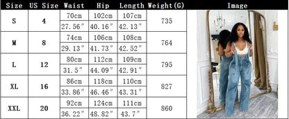 Loose High Waisted Zipper Denim Cargo Jumpsuits