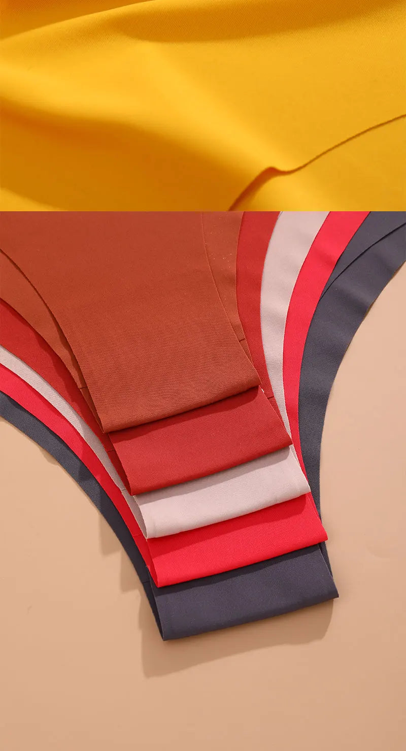 8Pcs/Set Seamless Underwear Low Waisted Brazilian Intimates Panties