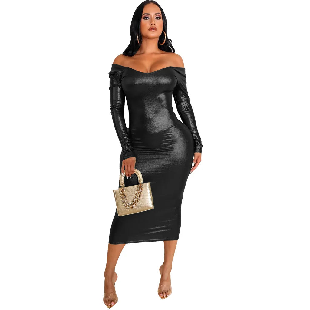 Solid color tube top midi dresses SMR11401