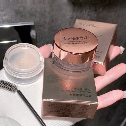 Three-dimensional Eyebrow Shaping Soap Eyebrow Gel Texture Creates Natural Eyebrows Styling Cream Waterproof Quick-Dry Makeup